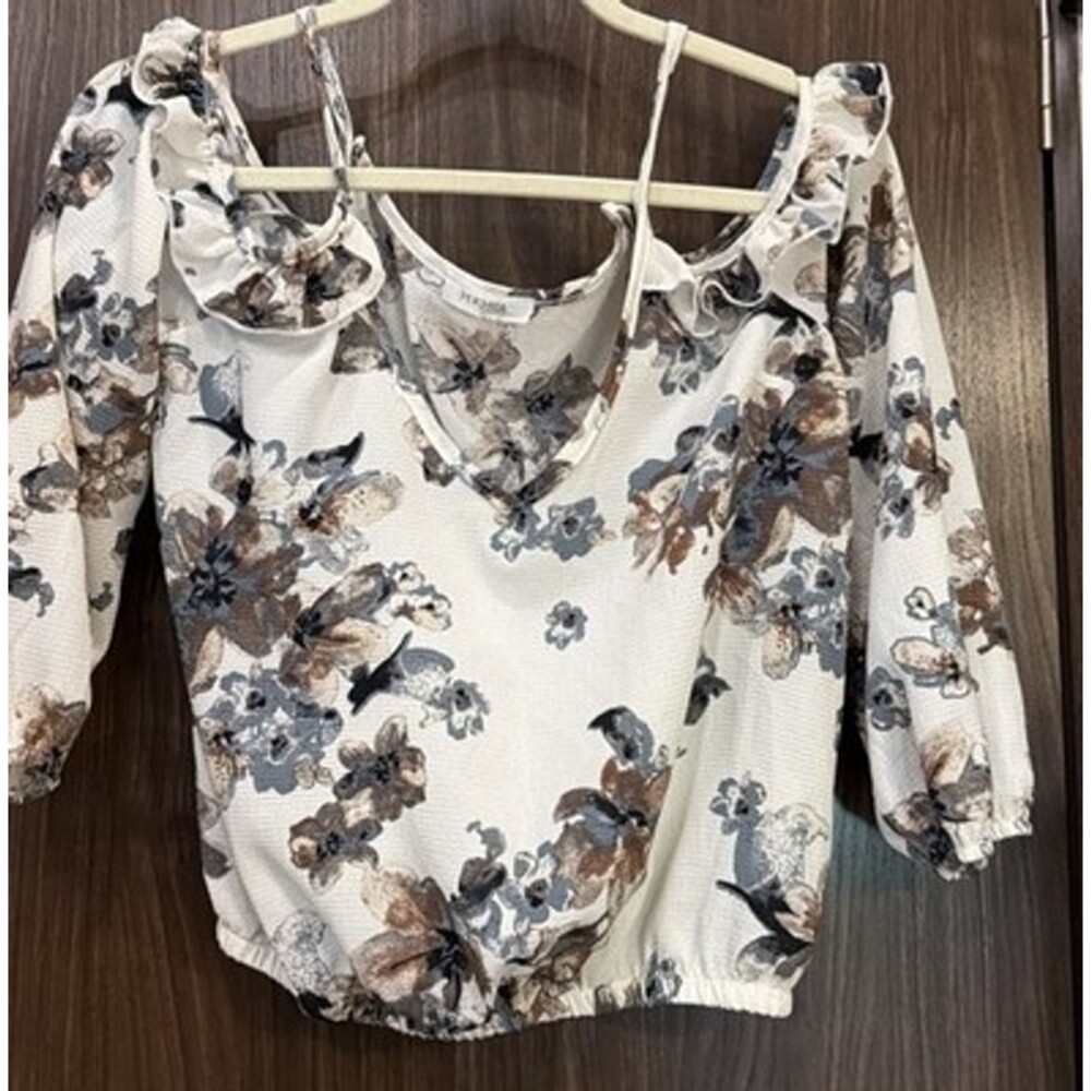 Persaya Cropped Off Shoulders Blouse S Meas. In Pics. Boho, Peasant, Fairy Vibe